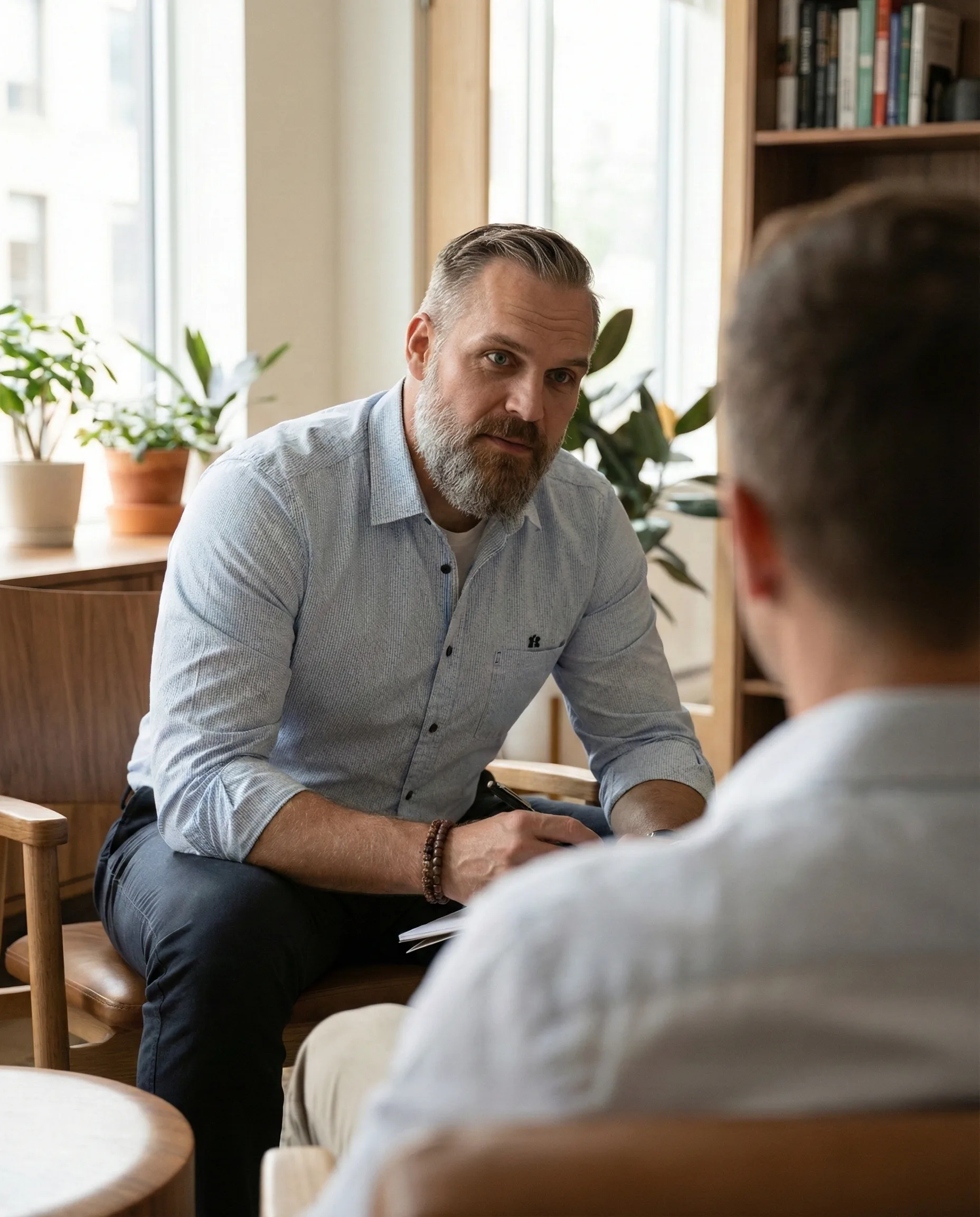 Thomas Stelter in a coaching conversation